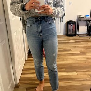 Size 26 Abercrombie high rise mom jeans